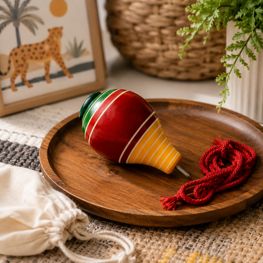 Whizzy Top | Handcrafted Channapatna Wooden Spinning Top