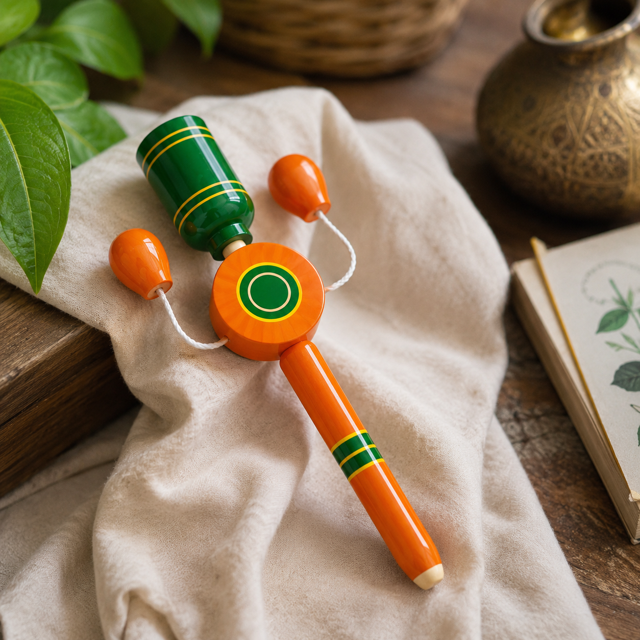 Tak Tak Rattle | Handcrafted Channapatna Wooden Toy